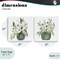 Stupell Industries White Anemone Vases 2pc Canvas Set, design by Lucille Price